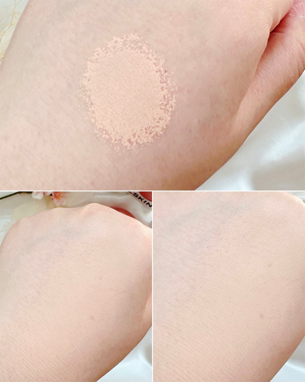 ハイパーカバーフィットクッション ピンク(桜エディション)/APRILSKIN/クッションファンデーションを使ったクチコミ(3枚目)