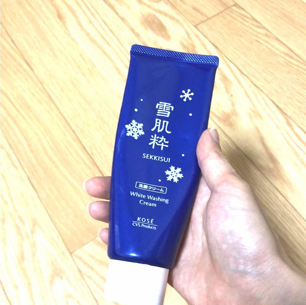 ホワイト洗顔クリーム/雪肌粋/洗顔フォームを使ったクチコミ(1枚目)