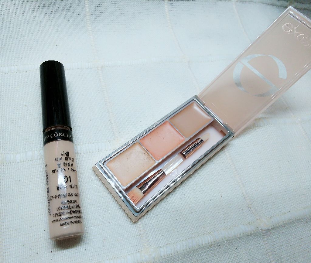 カバーパーフェクション チップコンシーラー/the SAEM/リキッドコンシーラーを使ったクチコミ(2枚目)
