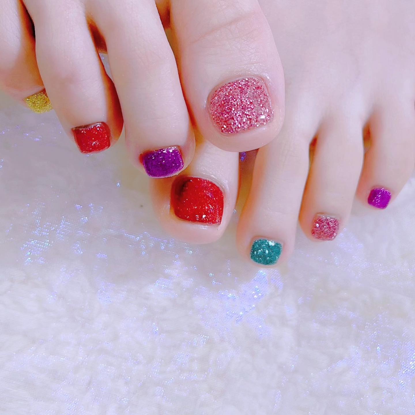 #ネイル,#グリッターネイル,#ラメネイルのネイルデザイン