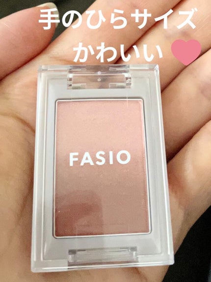 グラデーション アイカラー/FASIO/単色アイシャドウを使ったクチコミ(2枚目)