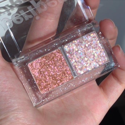 デュオ ポケット グリッター シャドウ/PERIPERA/アイシャドウパレットを使ったクチコミ(1枚目)