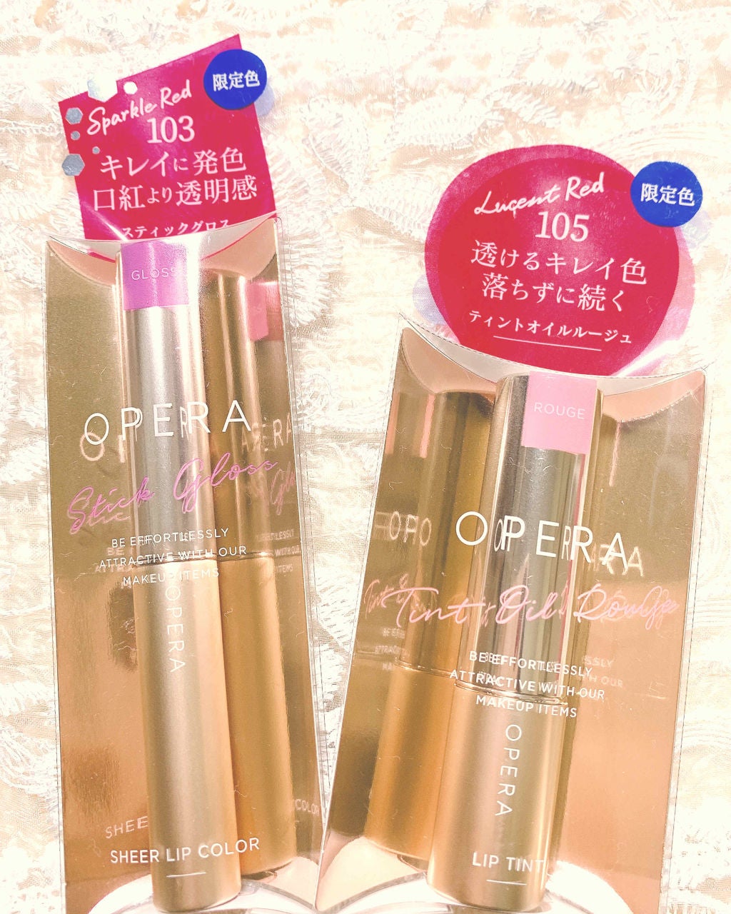 オペラ シアーリップカラー RN/OPERA/リップグロスを使ったクチコミ(1枚目)