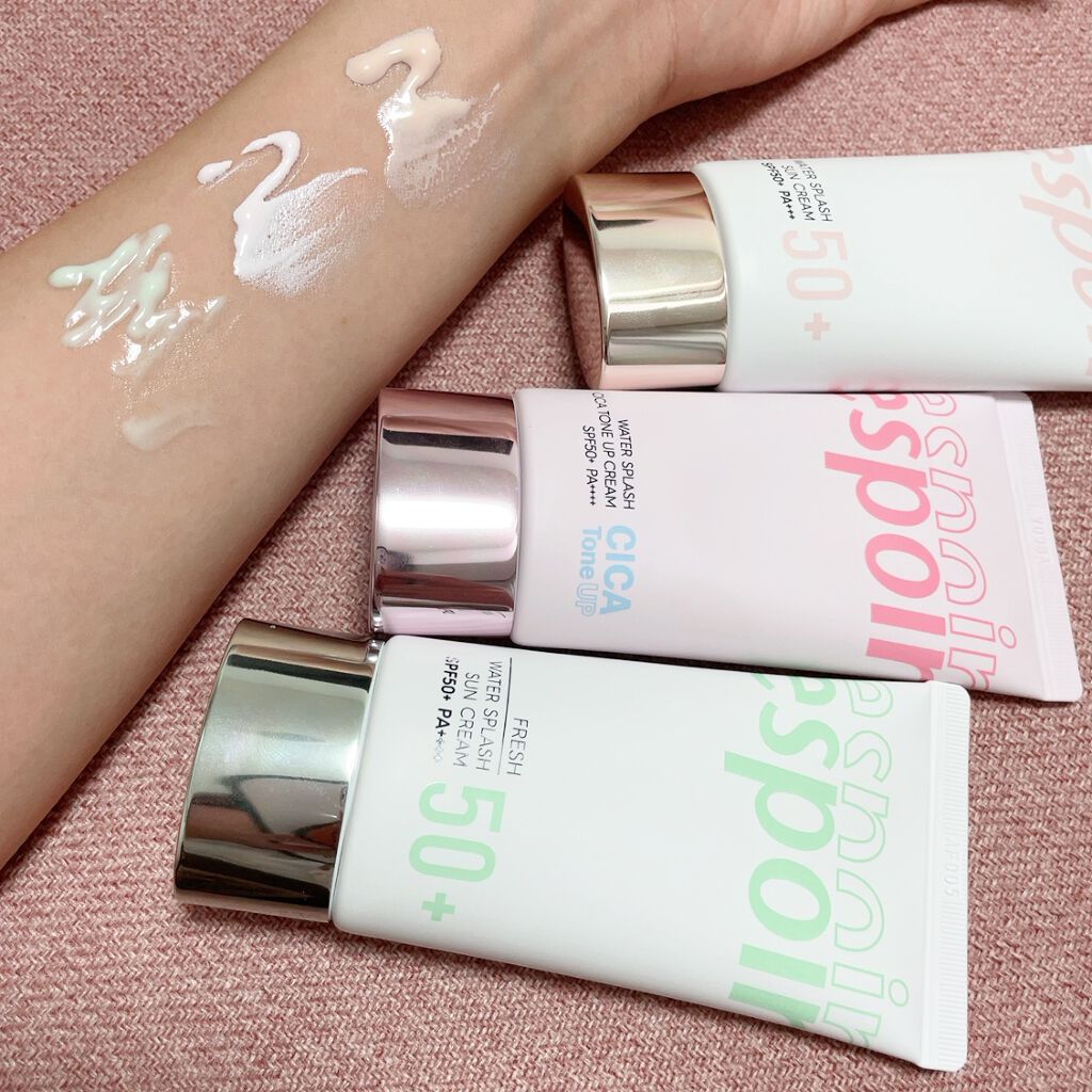 ウォータースプラッシュシカトーンアップクリーム/espoir/化粧下地を使ったクチコミ（1枚目）