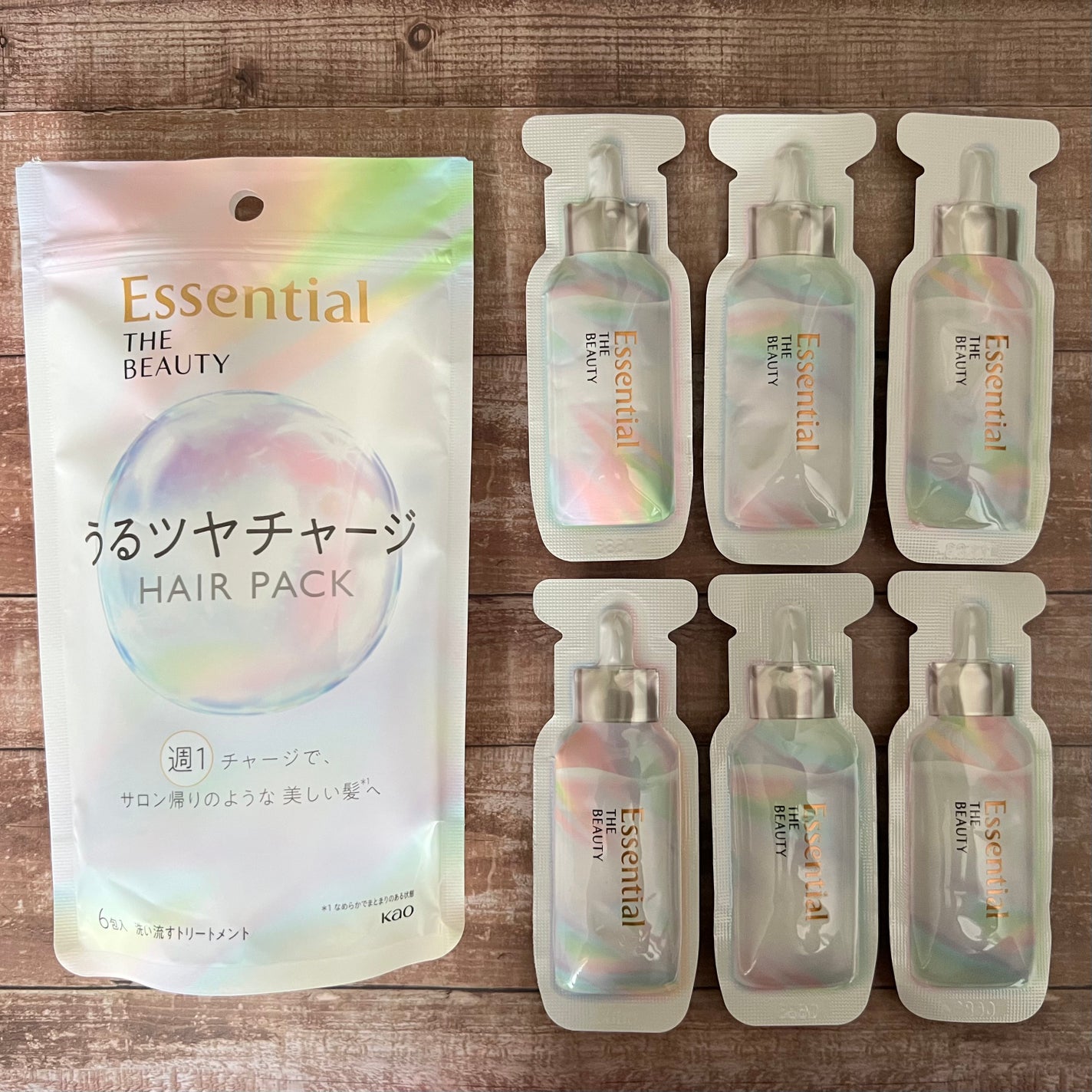 ザビューティ うるツヤチャージヘアパック/エッセンシャル/ヘアマスク・ヘアパックを使ったクチコミ(3枚目)