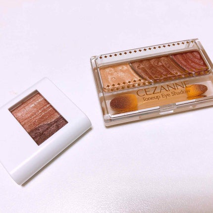 トーンアップアイシャドウ/CEZANNE/アイシャドウパレットを使ったクチコミ(1枚目)