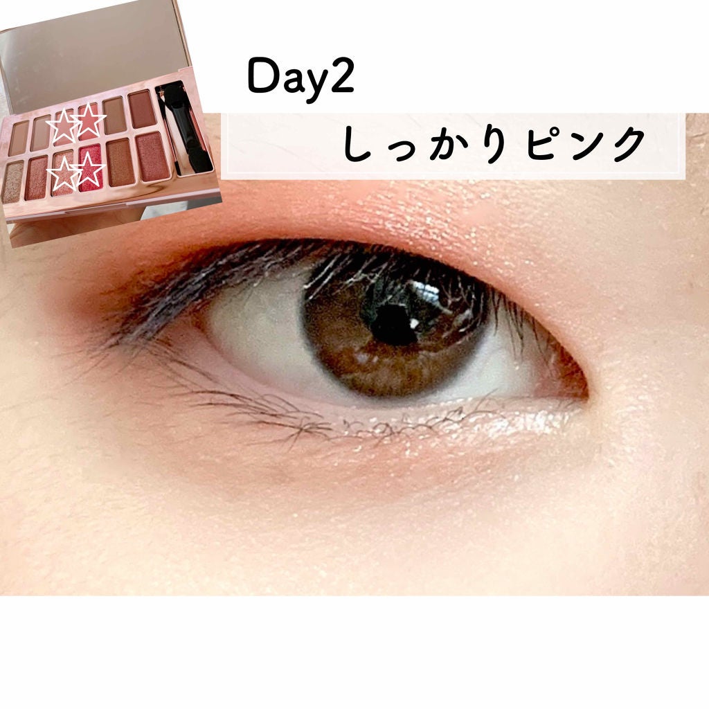 バレンタインボックス3ローズモーメント/VAVI MELLO/アイシャドウパレットを使ったクチコミ(3枚目)