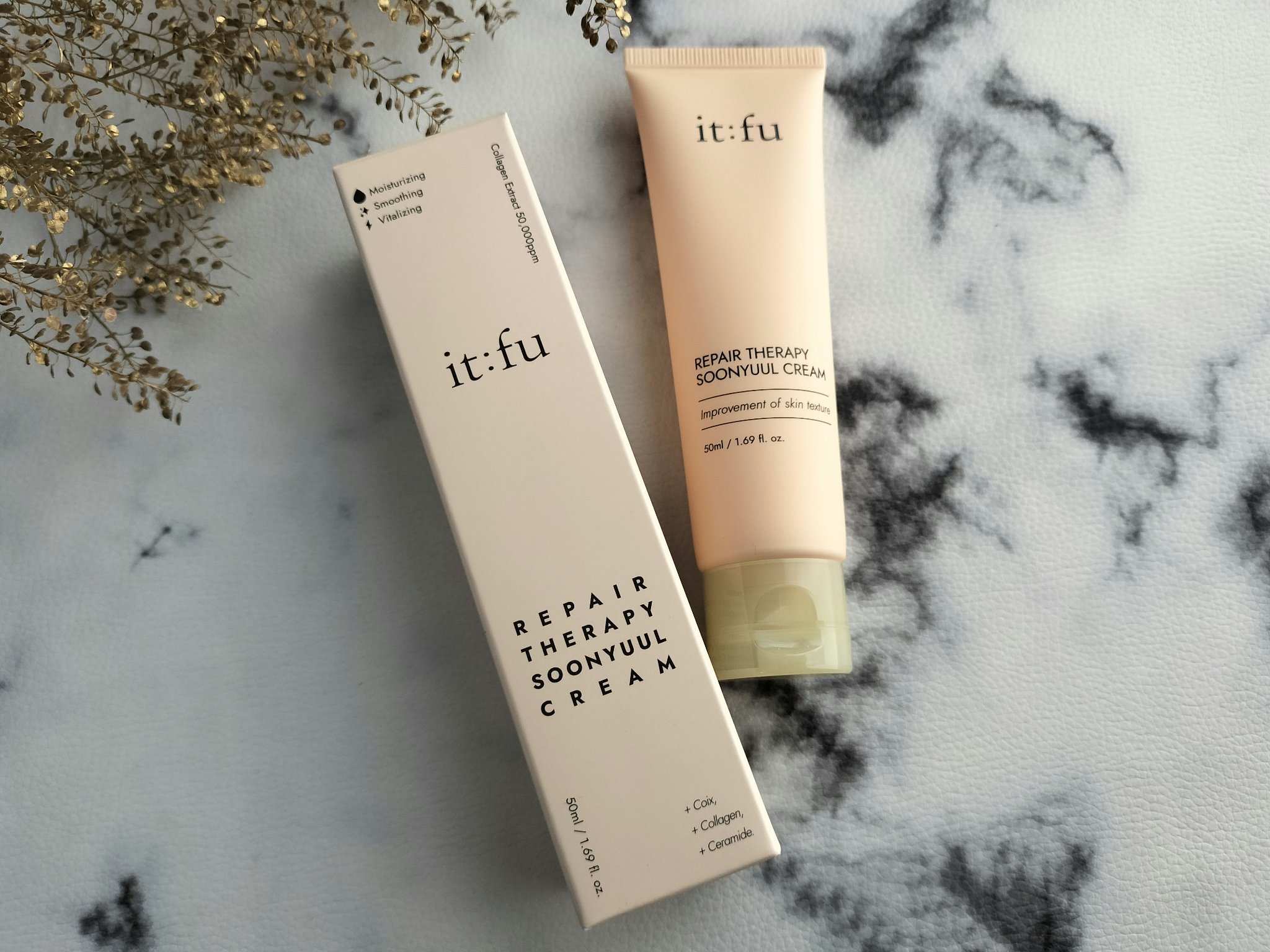 リペア セラピー スンユルクリーム/itfu/フェイスクリームを使ったクチコミ（2枚目）