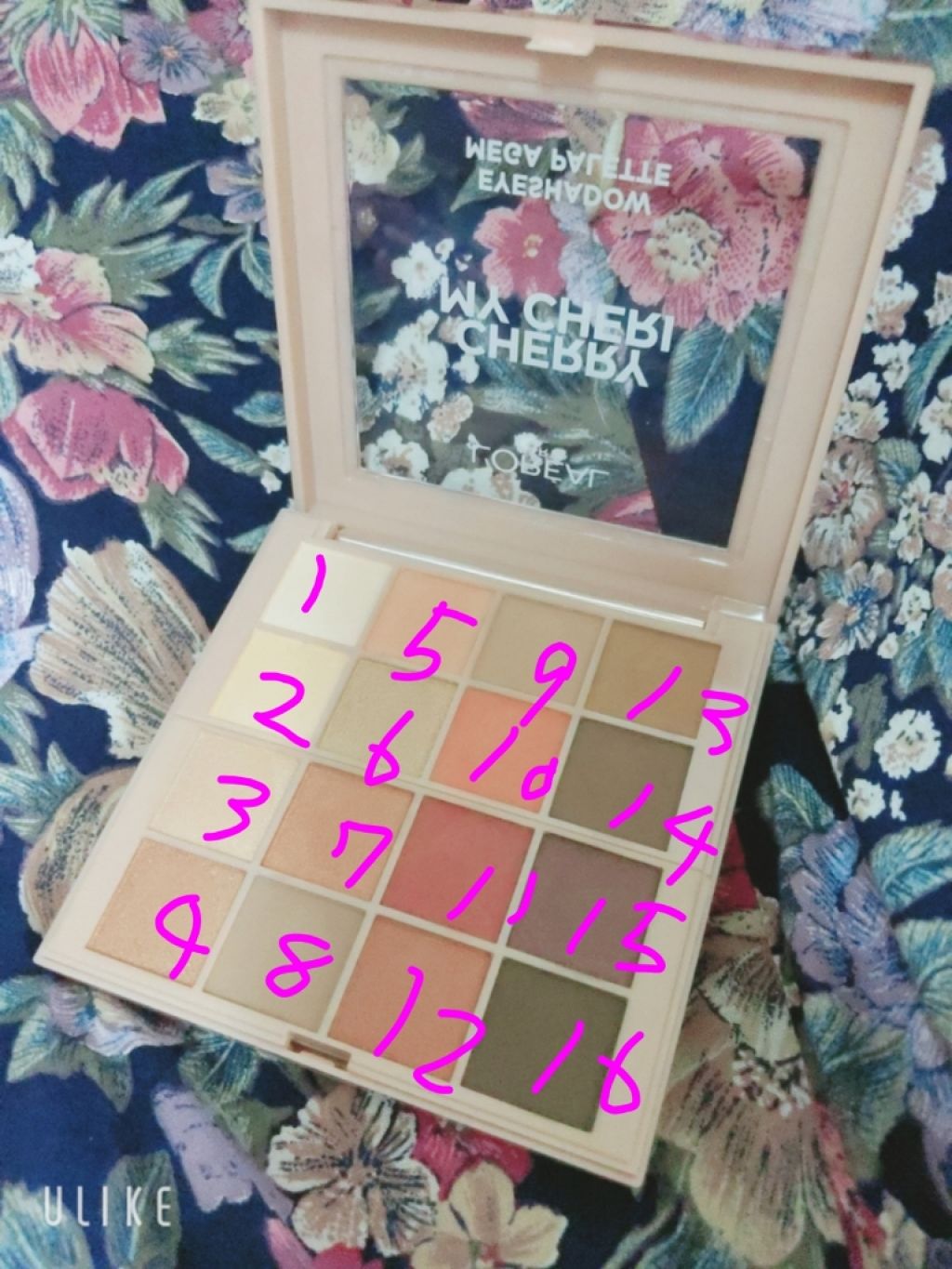 アイシャドウ メガパレット/ロレアル パリ/アイシャドウパレットを使ったクチコミ(2枚目)