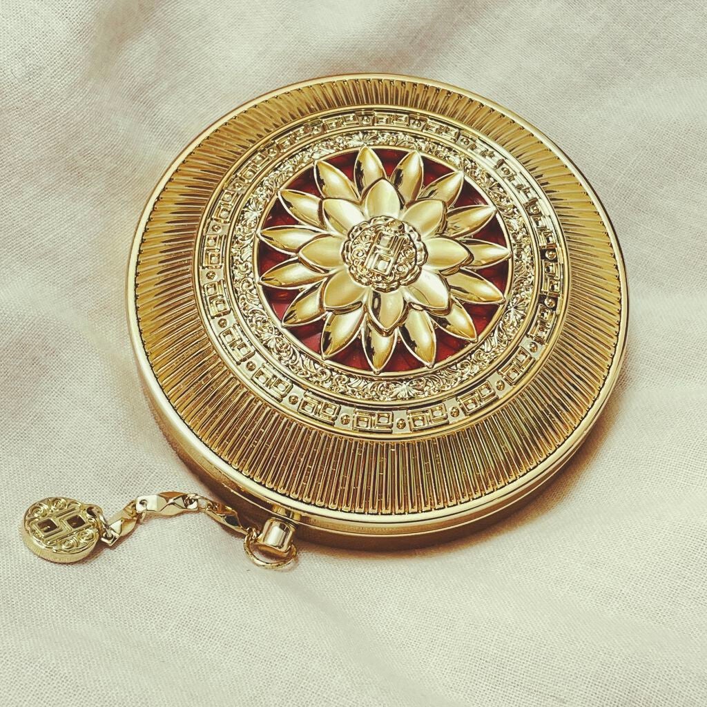 ZEESEAx正宮御品 「盛唐酔夢」シリーズ 丹酔金箔 牡丹チークシャッドパレット/ZEESEA/パウダーチークを使ったクチコミ(2枚目)