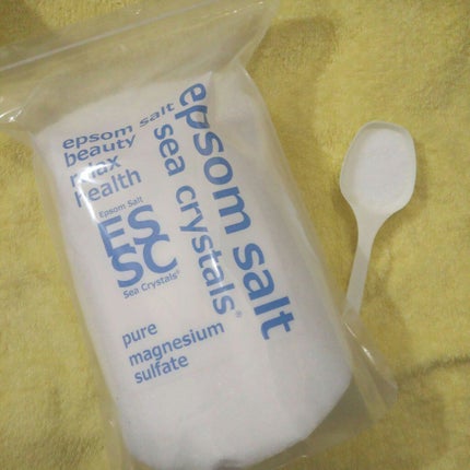 シークリスタルス エプソムソルト オリジナル/sea crystals/無機塩系入浴剤を使ったクチコミ(1枚目)