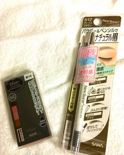 リシェ カラーリング アイブロウパウダー/Visée/パウダーアイブロウを使ったクチコミ(1枚目)