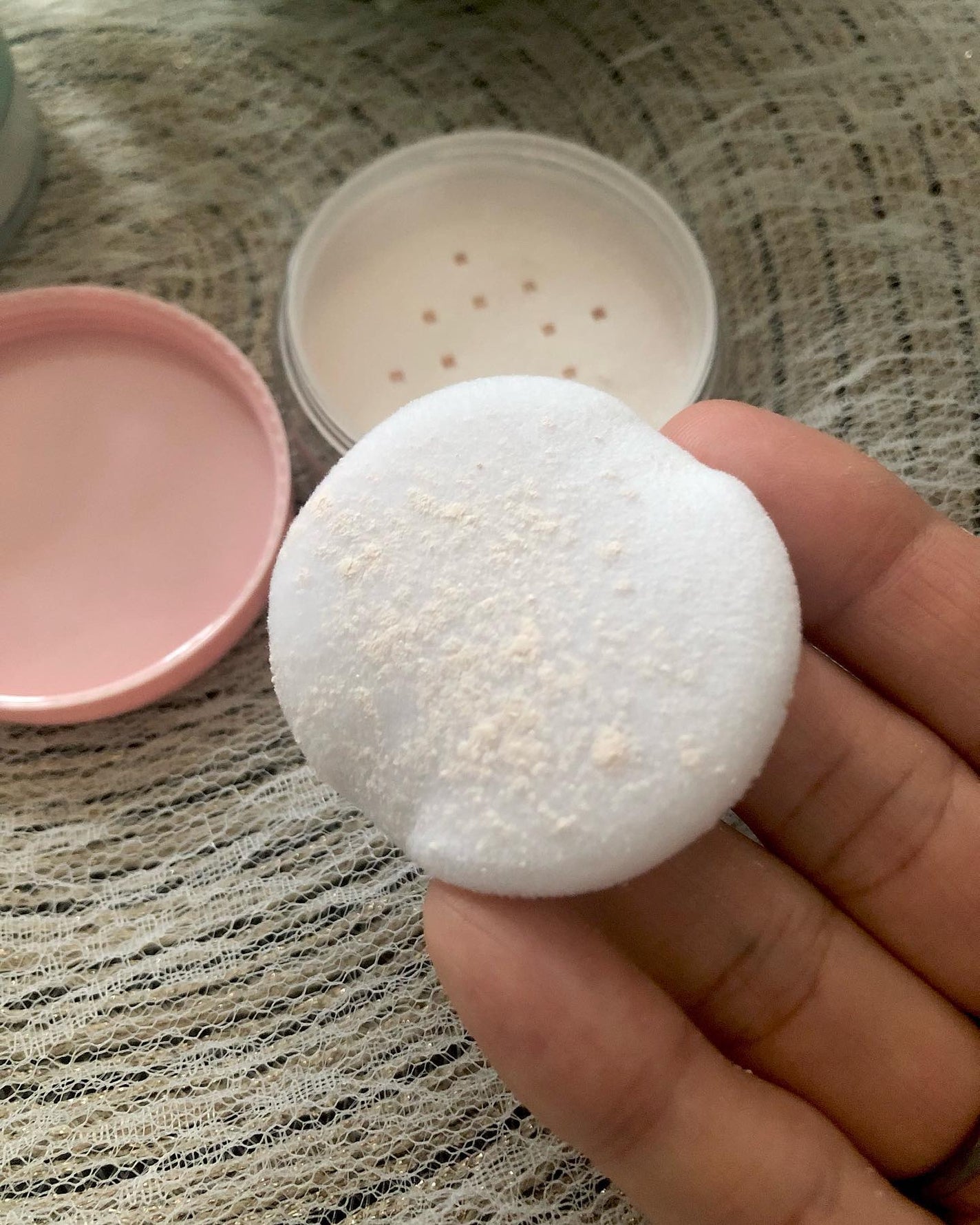 ノーセバムミントブラーパウダー /Vertty/ルースパウダーを使ったクチコミ(4枚目)