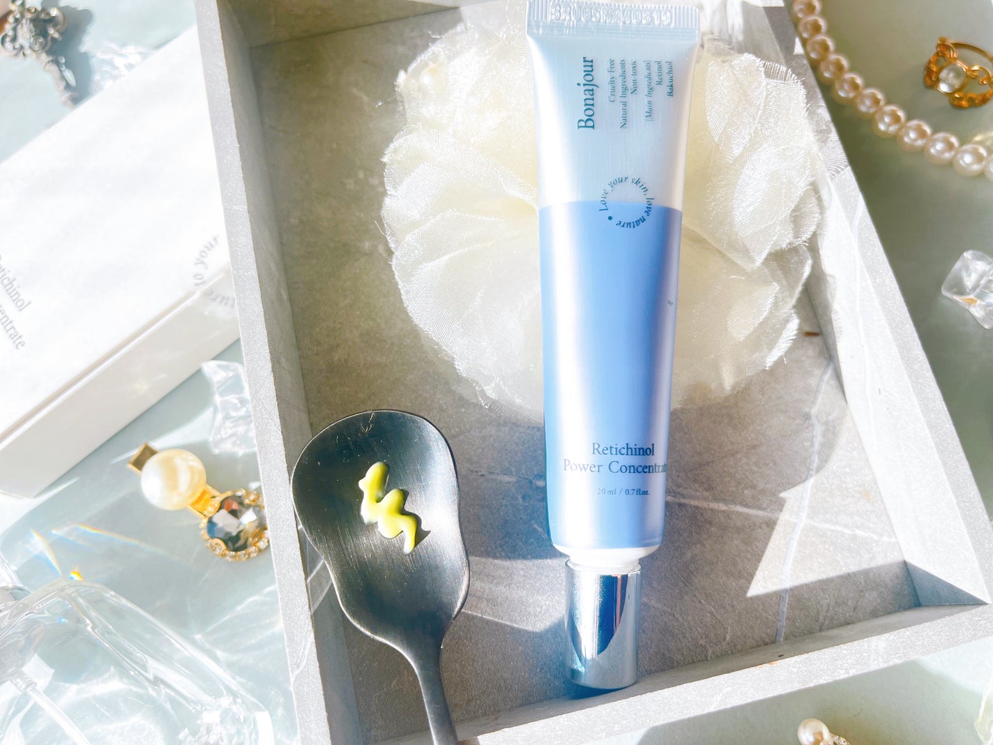 レチノールパワー コンセントレートクリーム/Bonajour/フェイスクリームを使ったクチコミ(3枚目)