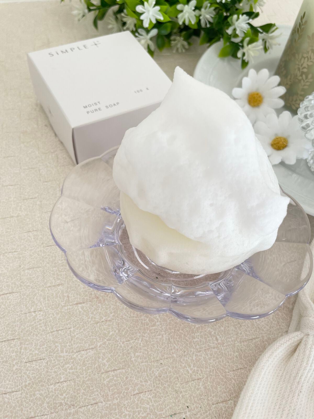 arisya08 on LIPS 「潤い成分を配合した保湿力に特化した石鹸🧼「SiMPLE++モイ..」(4枚目)