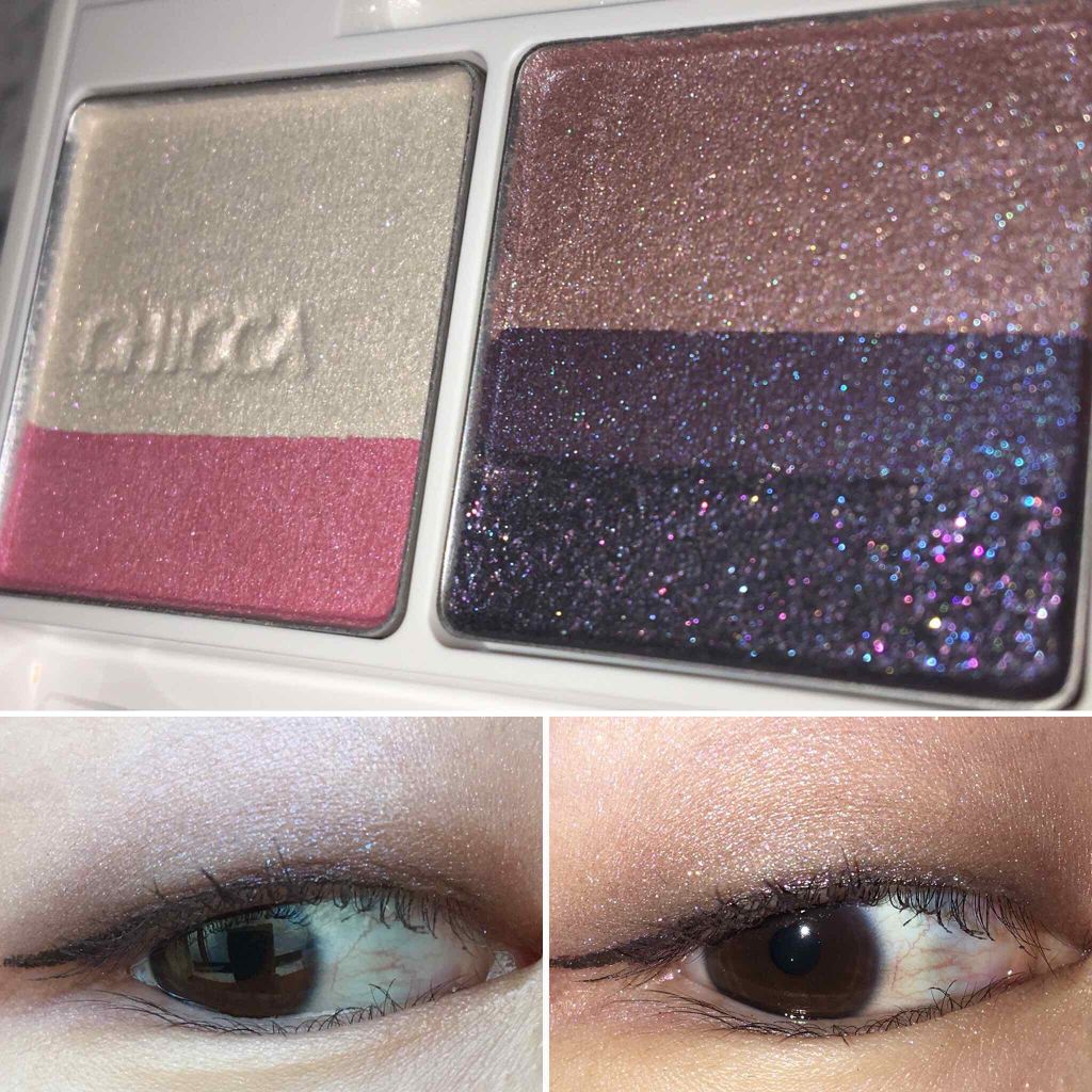 フローレスグロウ リッドテクスチャー アイシャドウ/CHICCA/アイシャドウパレットを使ったクチコミ(1枚目)