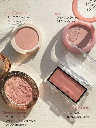 3CE FACE BLUSH #CITY MAUVE/3CE/パウダーチークを使ったクチコミ（3枚目）