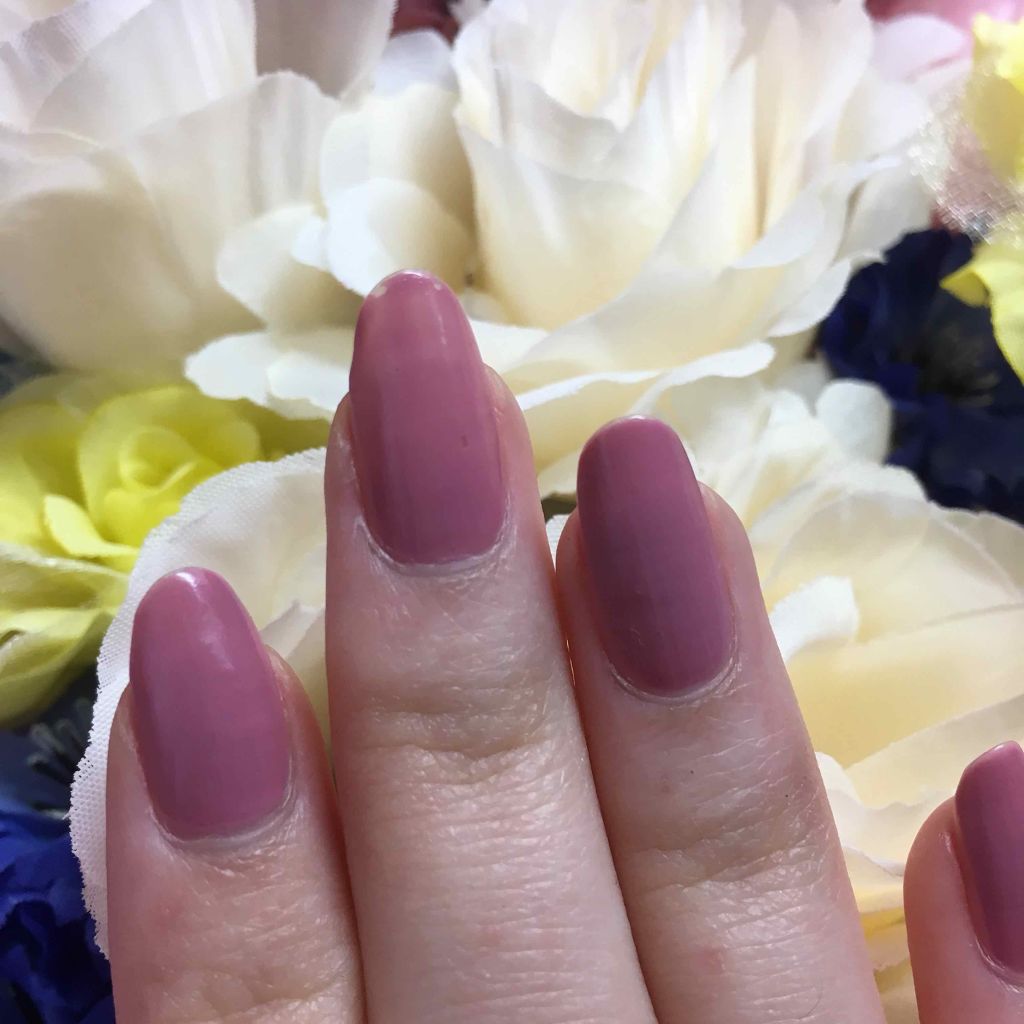 プレイフル アップデートネイル pun-01 モーヴピンク/PLAYFUL/オールインワンネイルを使ったクチコミ（2枚目）