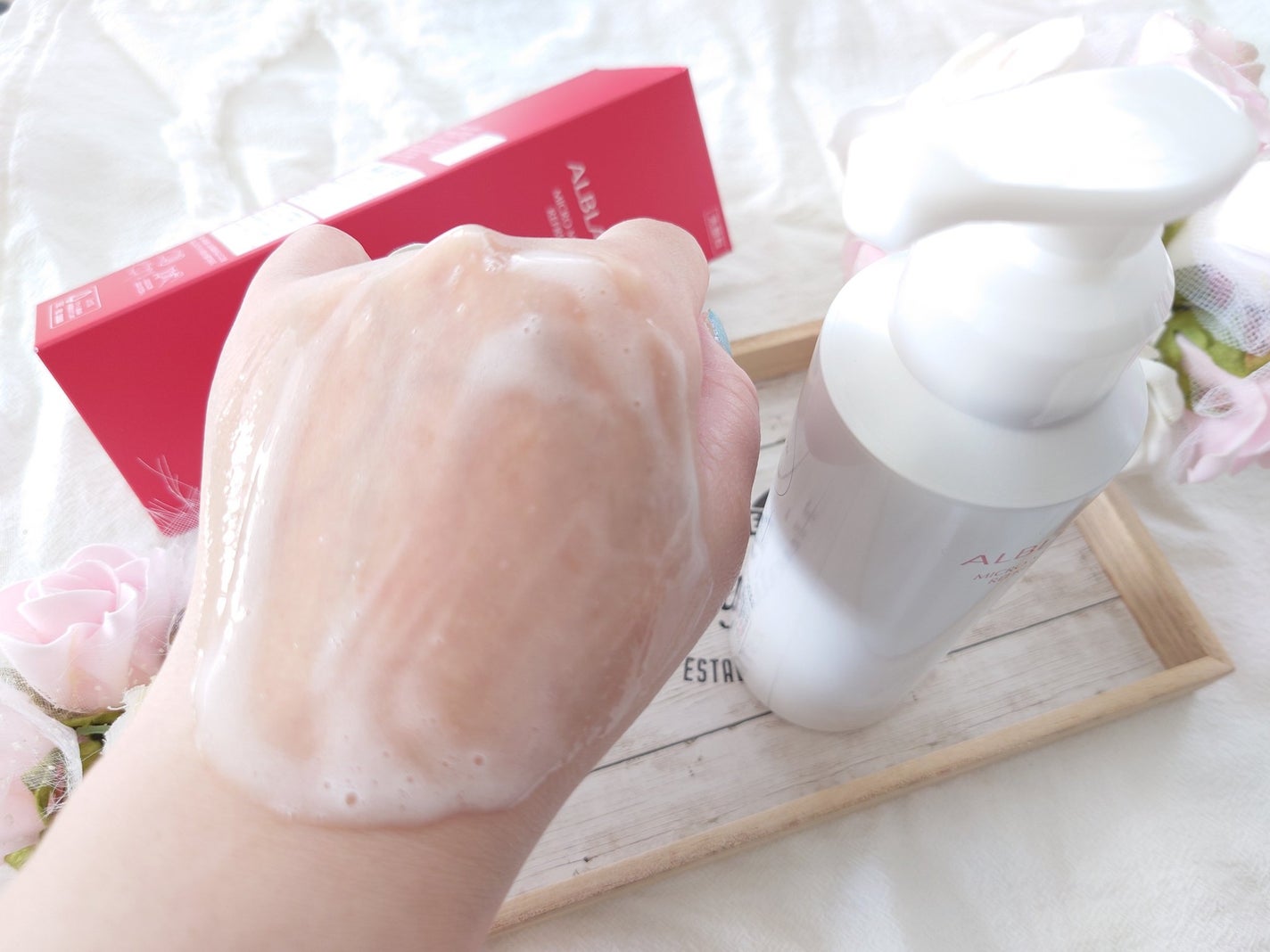 マイクロムース リフレッシャー/ALBLANC/泡洗顔を使ったクチコミ(5枚目)