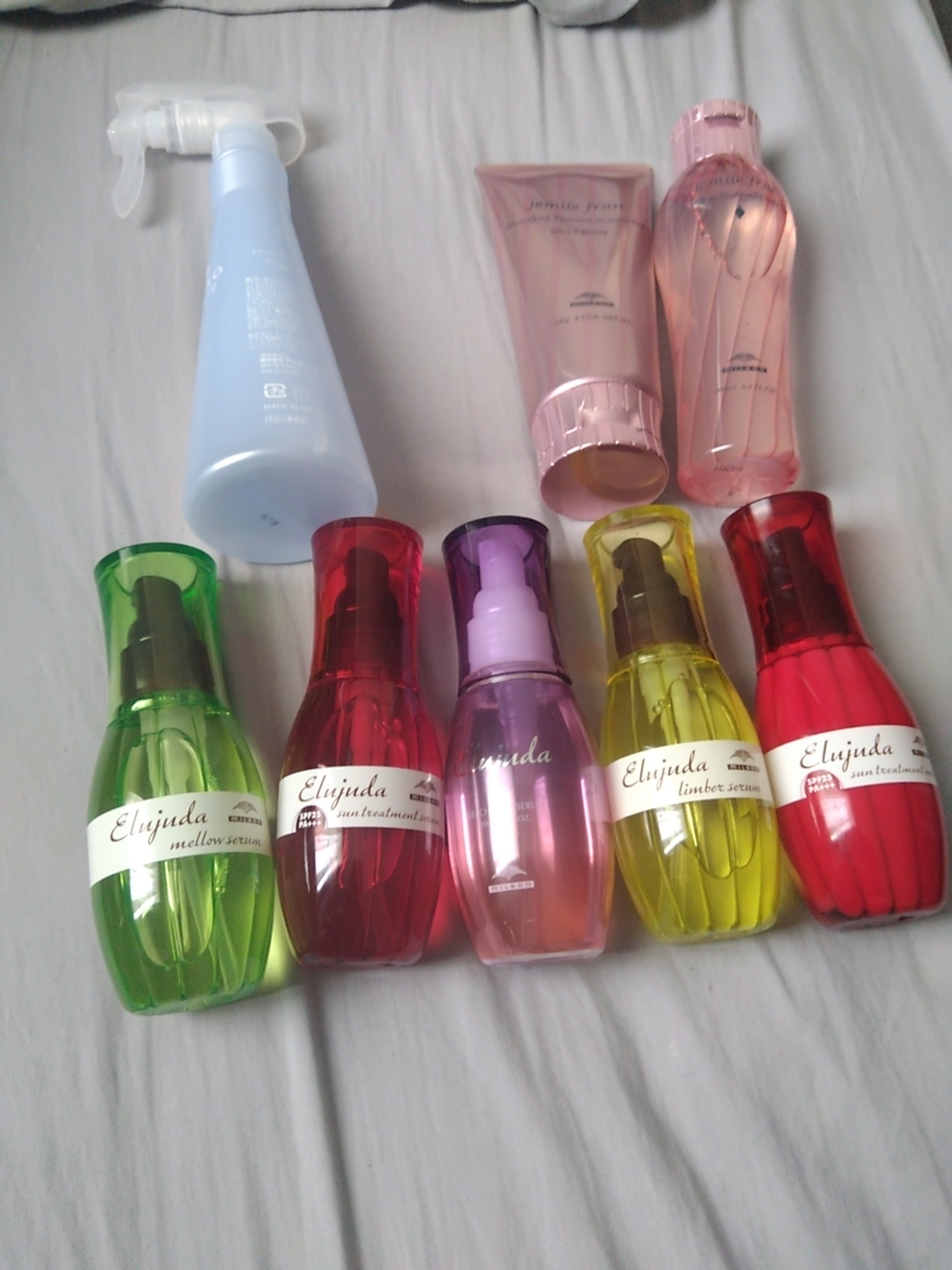 ミルボン エルジューダブリーチケアセラムのクチコミ「私のヘアケアはALLサロン専売品..」（1枚目）