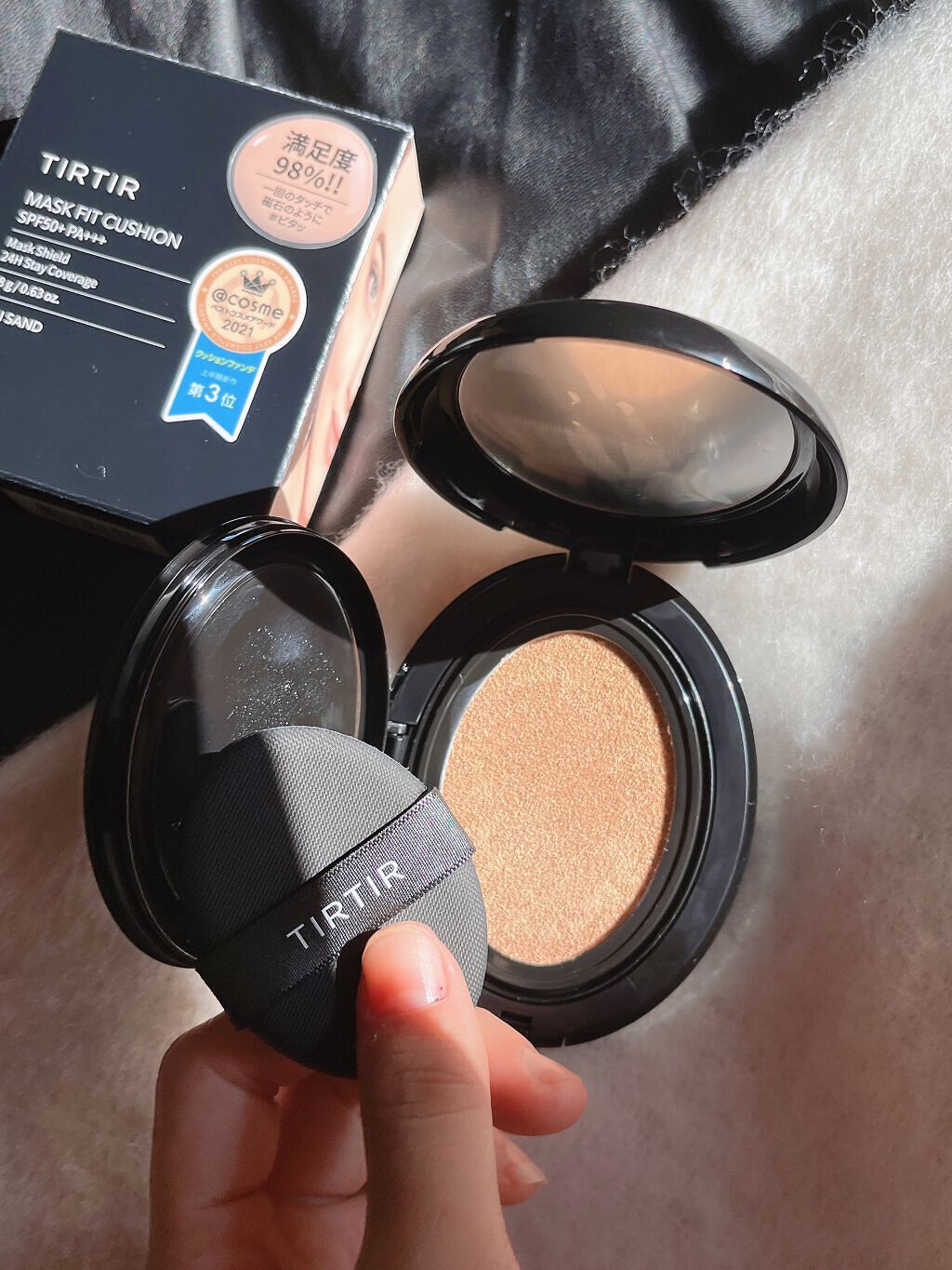 マスクフィットクッション/TIRTIR(ティルティル)/クッションファンデーションを使ったクチコミ(2枚目)