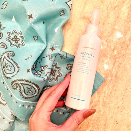 ピンクハーブクレンジング/ACNAL/オイルクレンジングを使ったクチコミ(1枚目)