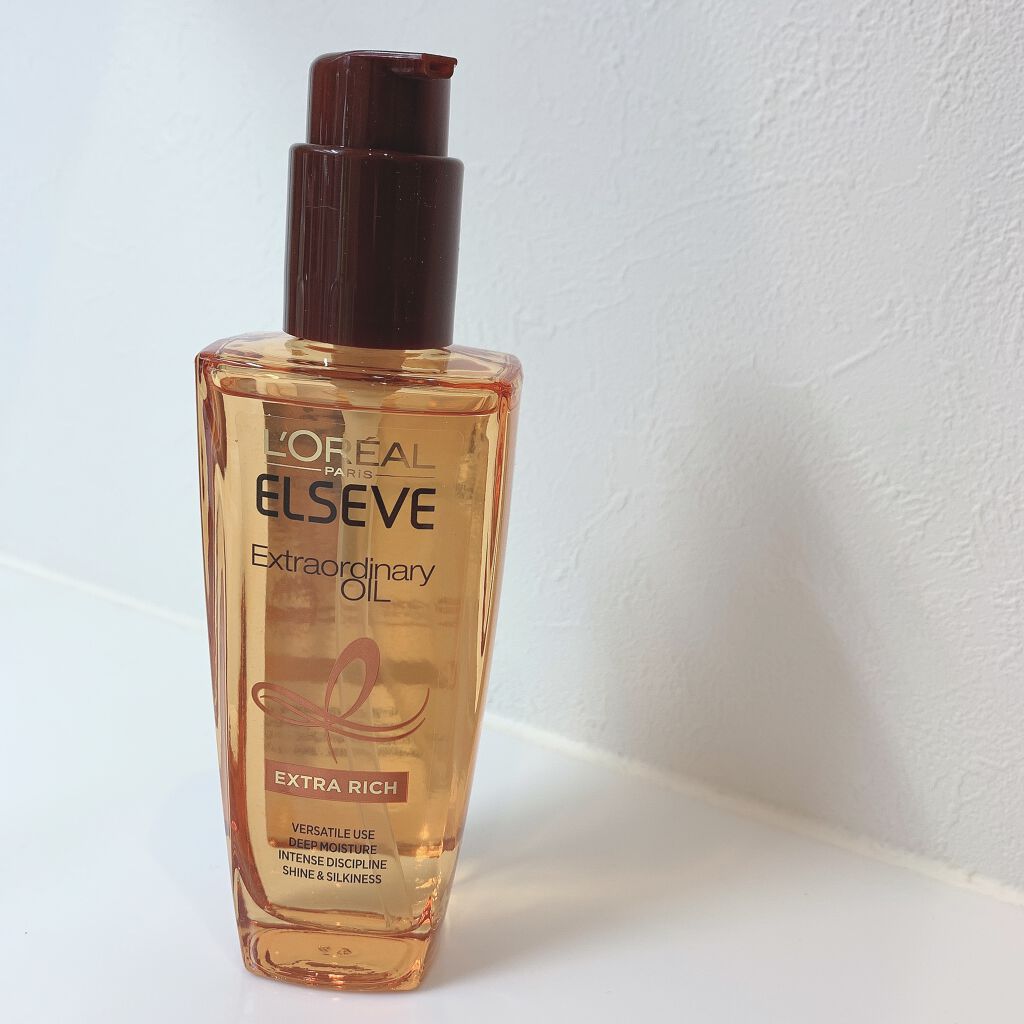 エルセーヴ エクストラオーディナリーオイル エクストラリッチ フィニッシュ/ロレアル パリ/ヘアオイルを使ったクチコミ（2枚目）