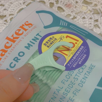 フレッシュ フロスピック ホワイト/デンタルプロ/デンタルフロス・歯間ブラシを使ったクチコミ(2枚目)