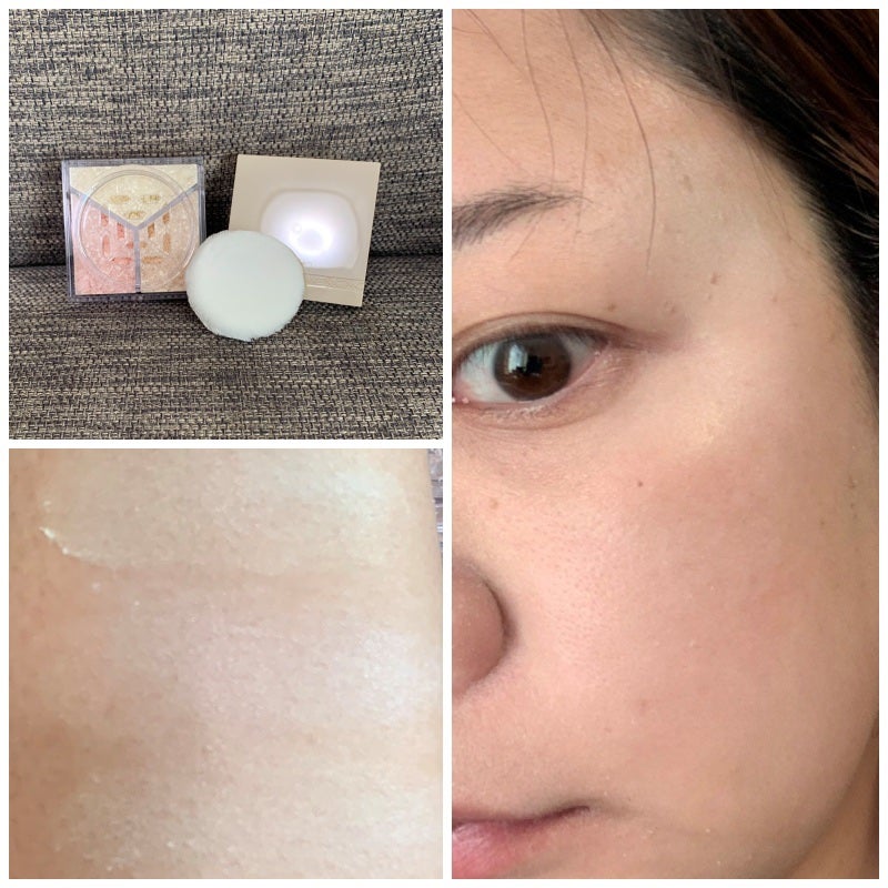 トリニタス グロウ パウダー/Visée/ルースパウダーを使ったクチコミ(7枚目)