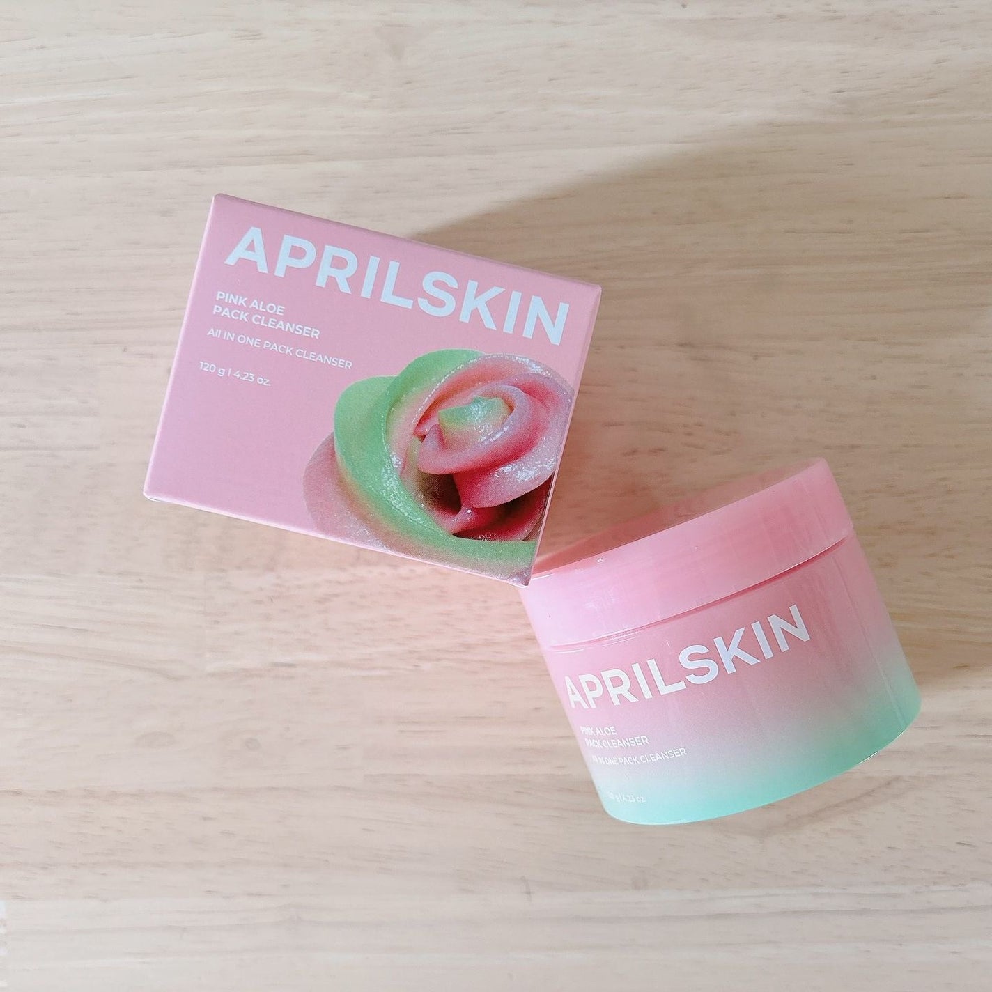 ピンクアロエメレンゲクレンザー/APRILSKIN/その他洗顔料を使ったクチコミ(1枚目)