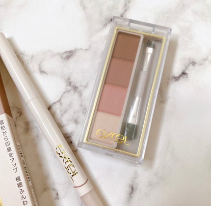 カラーエディットスリムブロウ/excel/アイブロウペンシルを使ったクチコミ(2枚目)