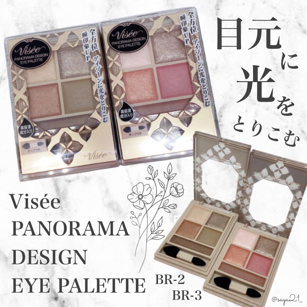 パノラマデザイン アイパレット/Visée/アイシャドウパレットを使ったクチコミ(1枚目)