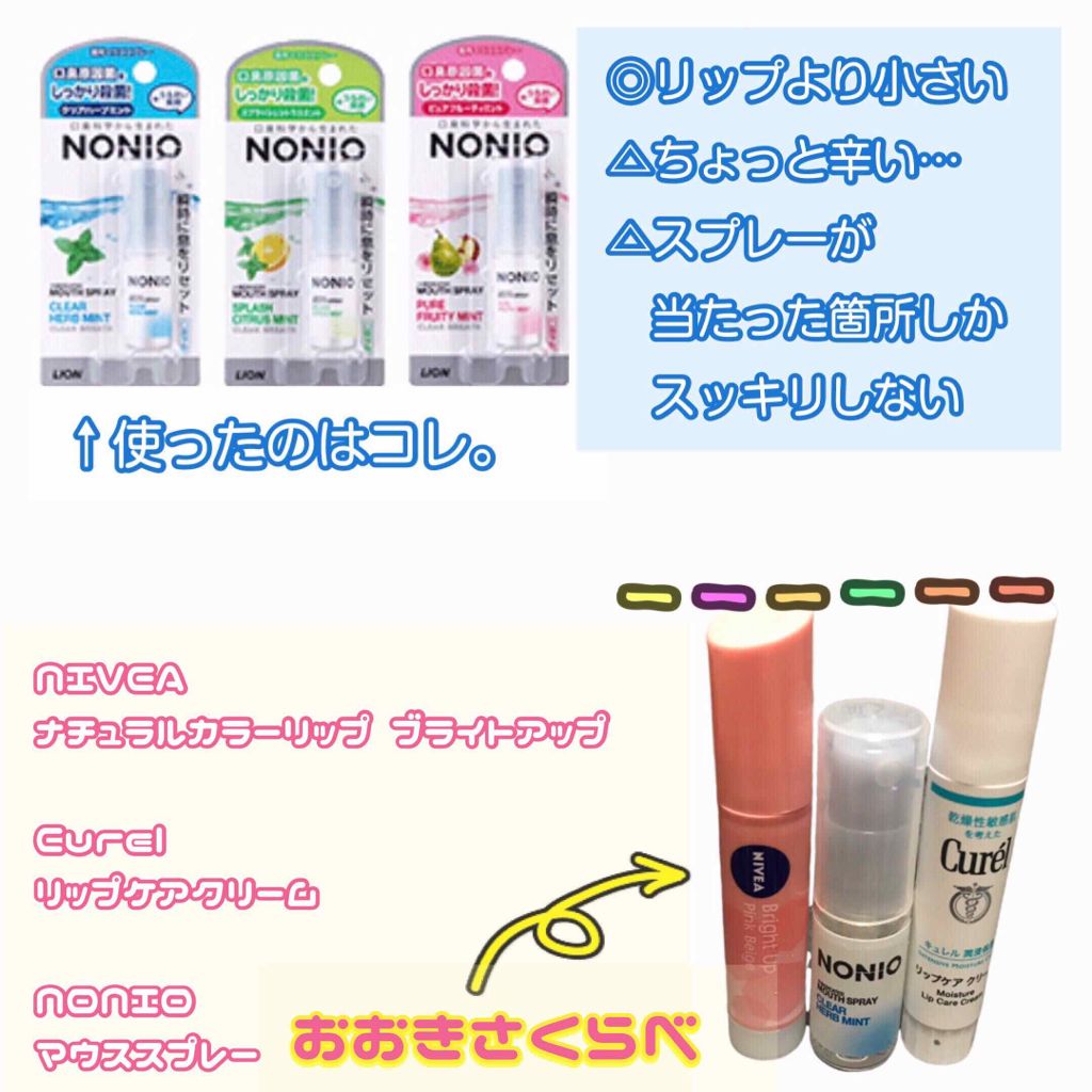 NONIO マウススプレー/NONIO/マウスウォッシュ・スプレーを使ったクチコミ（1枚目）