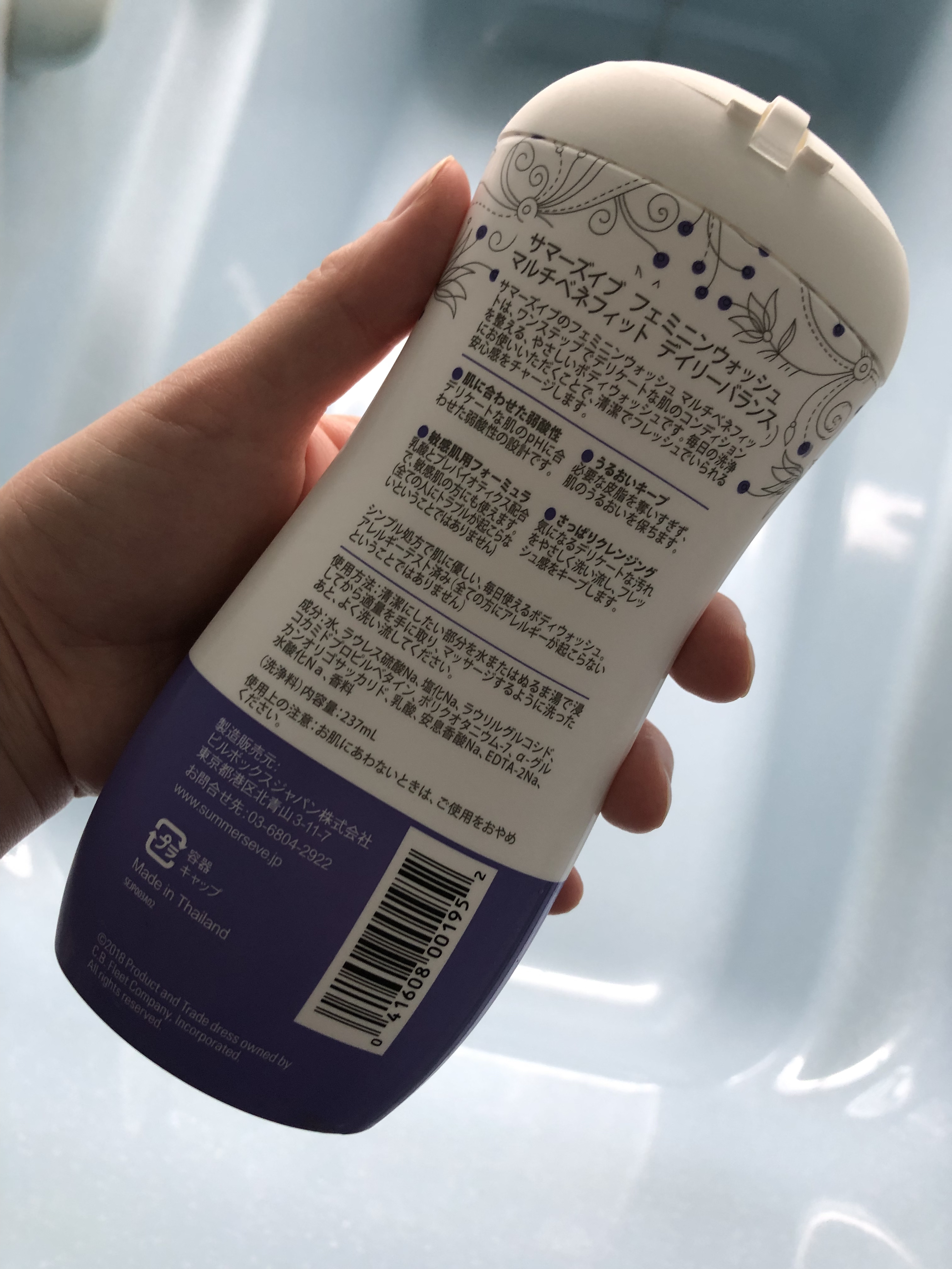 フェミニンウォッシュ マルチベネフィット デイリーバランス/Summer's Eve(サマーズイブ)/デリケートゾーンケアを使ったクチコミ（2枚目）