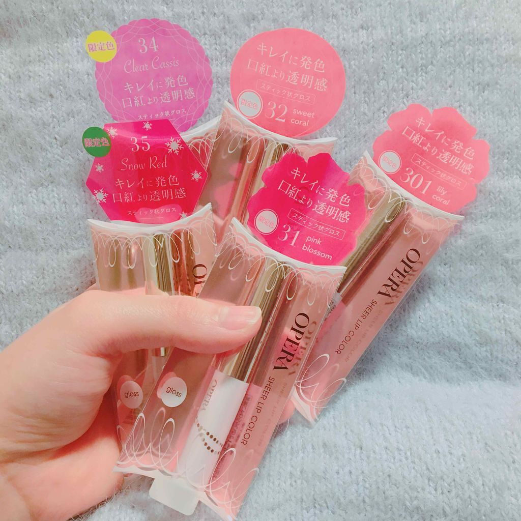 オペラ シアーリップカラー RN/OPERA/リップグロスを使ったクチコミ（1枚目）