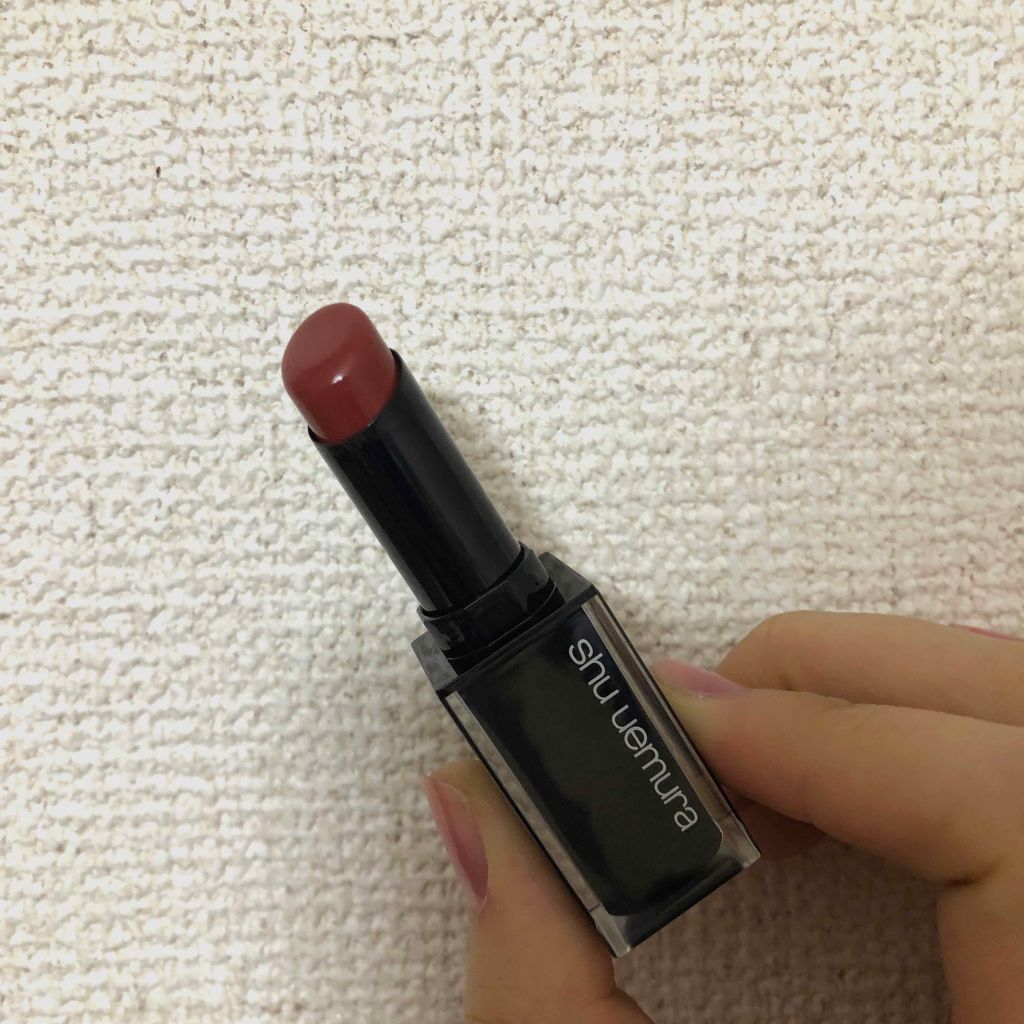 ルージュ アンリミテッド ラッカーシャイン＜2019年クリスマスコフレ限定＞/shu uemura/口紅を使ったクチコミ（1枚目）