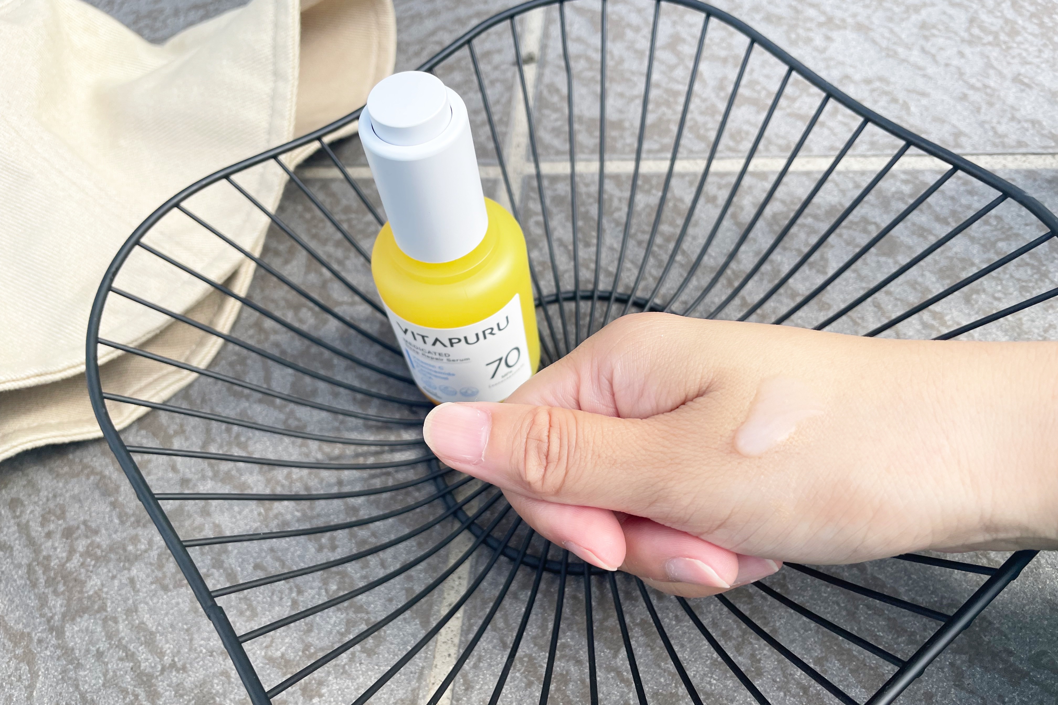 ビタプル リペアアクアリージェルクリーム/VITAPURU/フェイスクリームを使ったクチコミ（3枚目）