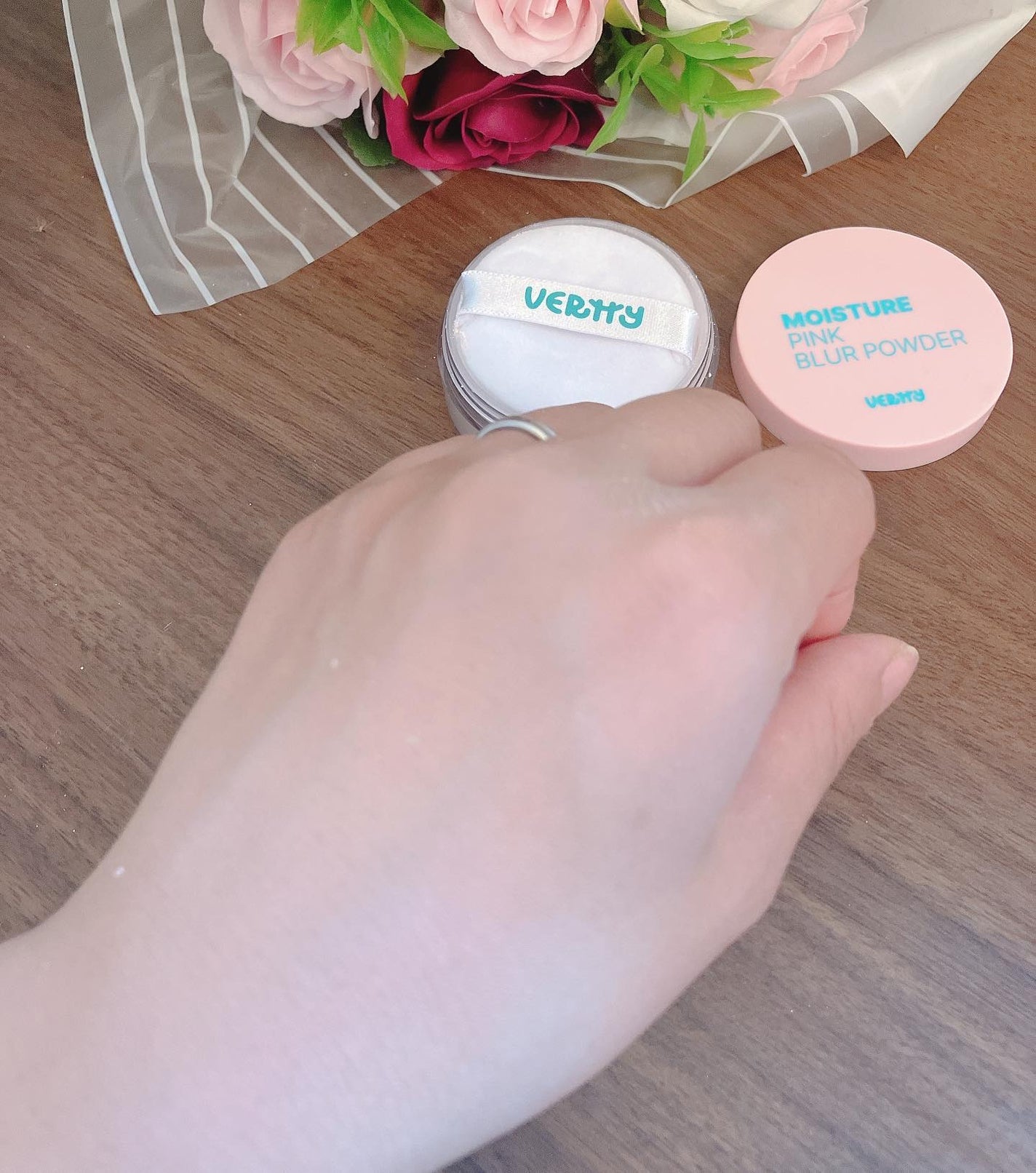 ma_ma@フォロバ100 on LIPS 「VERTTY🌸モイスチャーピンクブラーパウダー🌸ノーセボムミン..」(9枚目)