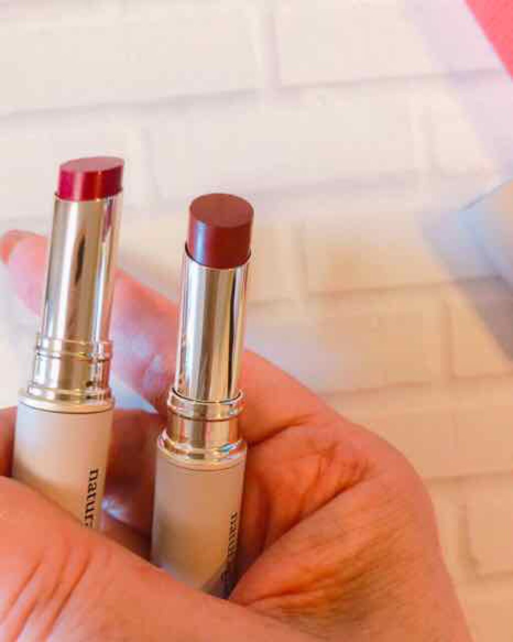 ルージュ モイスト/ナチュラグラッセ/口紅を使ったクチコミ(3枚目)