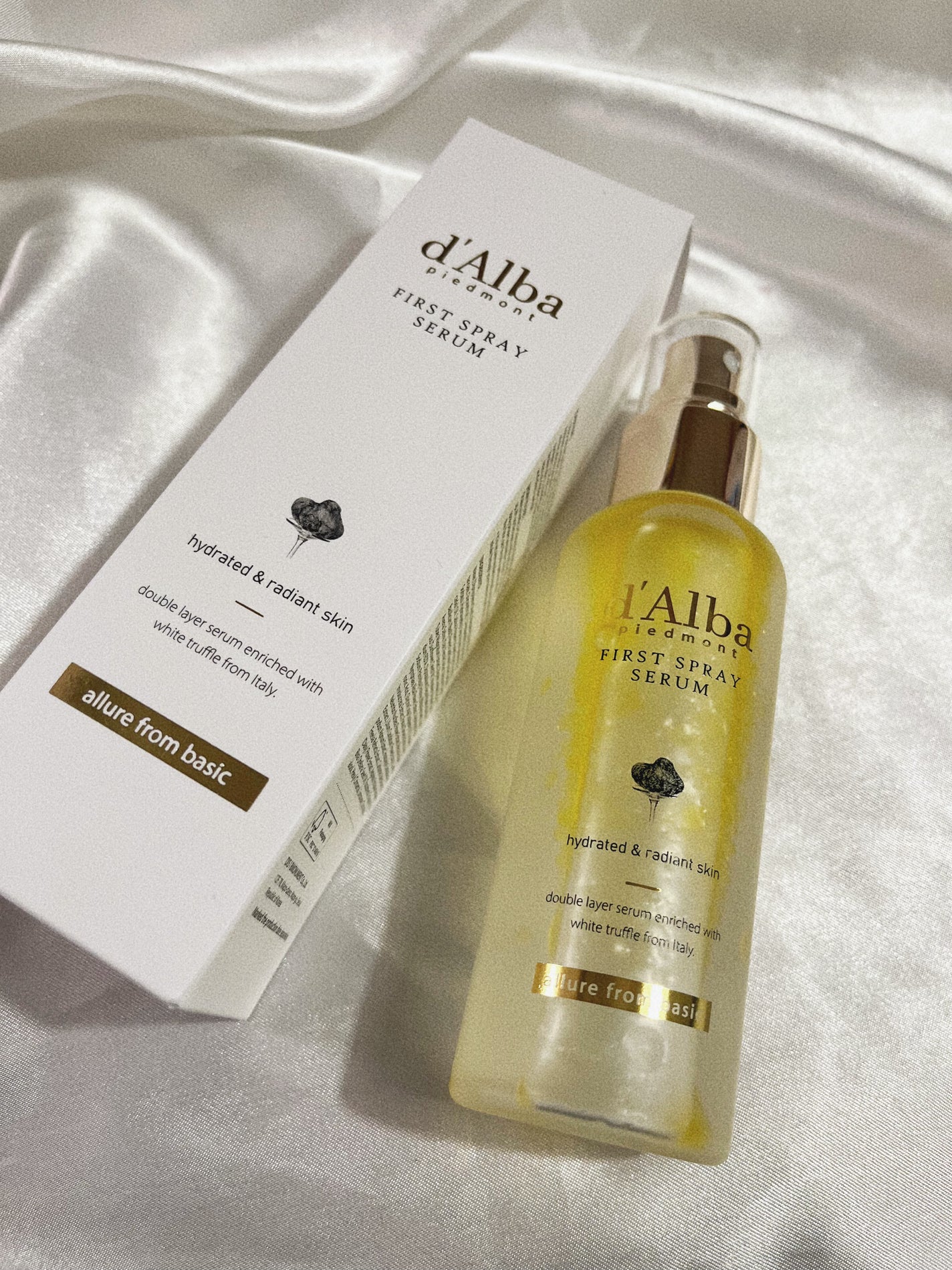 ダルバ ホワイトトリュフファーストスプレーセラム/ダルバ/ミスト状化粧水を使ったクチコミ(2枚目)