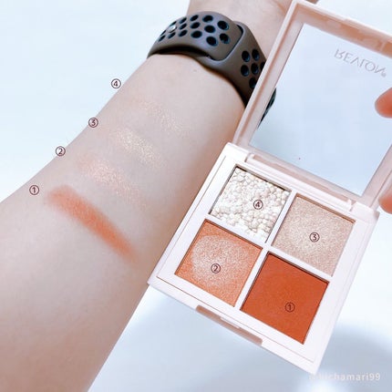 レブロン ダズル アイシャドウ クアッド/REVLON/アイシャドウパレットを使ったクチコミ(4枚目)