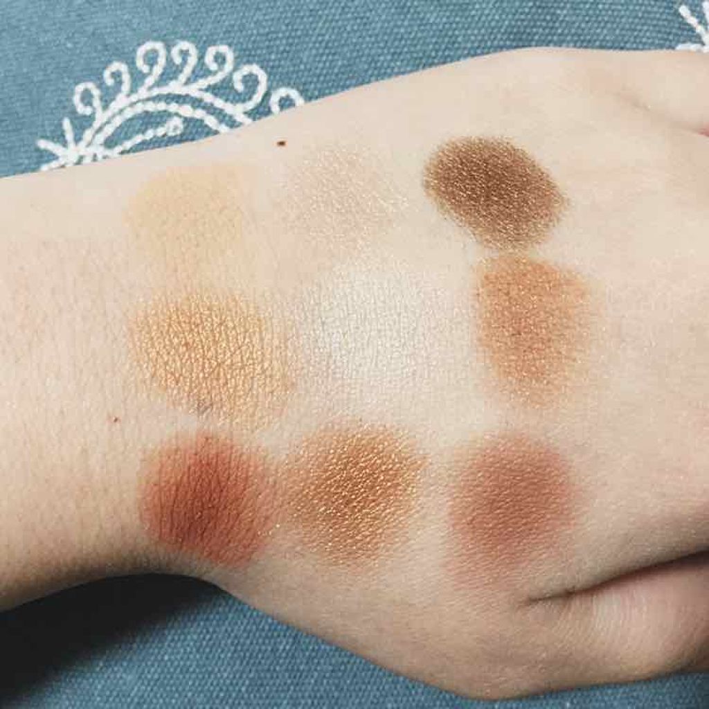 UR GLAM BLOOMING EYE COLOR PALETTE/U R GLAM/アイシャドウパレットを使ったクチコミ(2枚目)