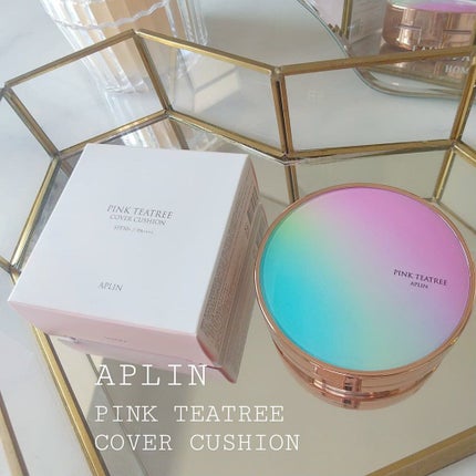 ピンクティーツリーカバークッション/APLIN/クッションファンデーションを使ったクチコミ(1枚目)