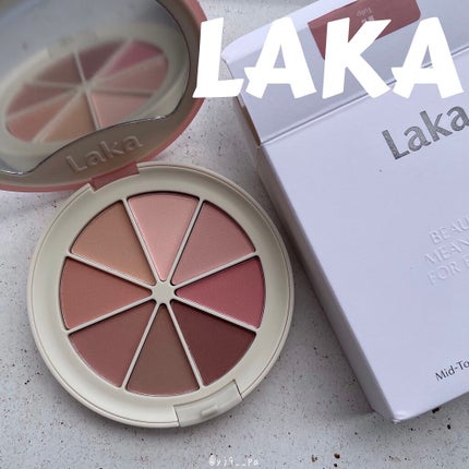 ミドルトーンアイシャドウコレクターパレット/Laka/アイシャドウパレットを使ったクチコミ(1枚目)