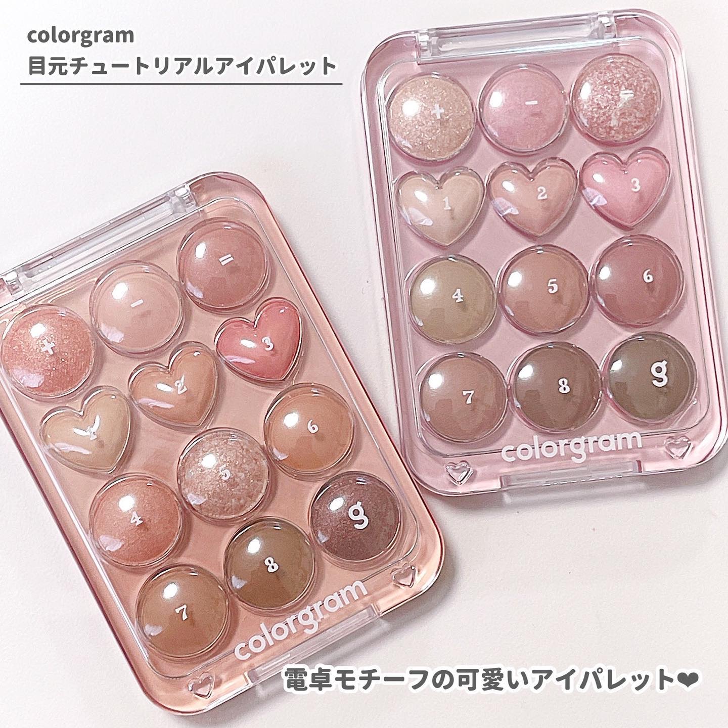 目元チュートリアルアイパレット/Colorgram/アイシャドウパレットを使ったクチコミ（2枚目）