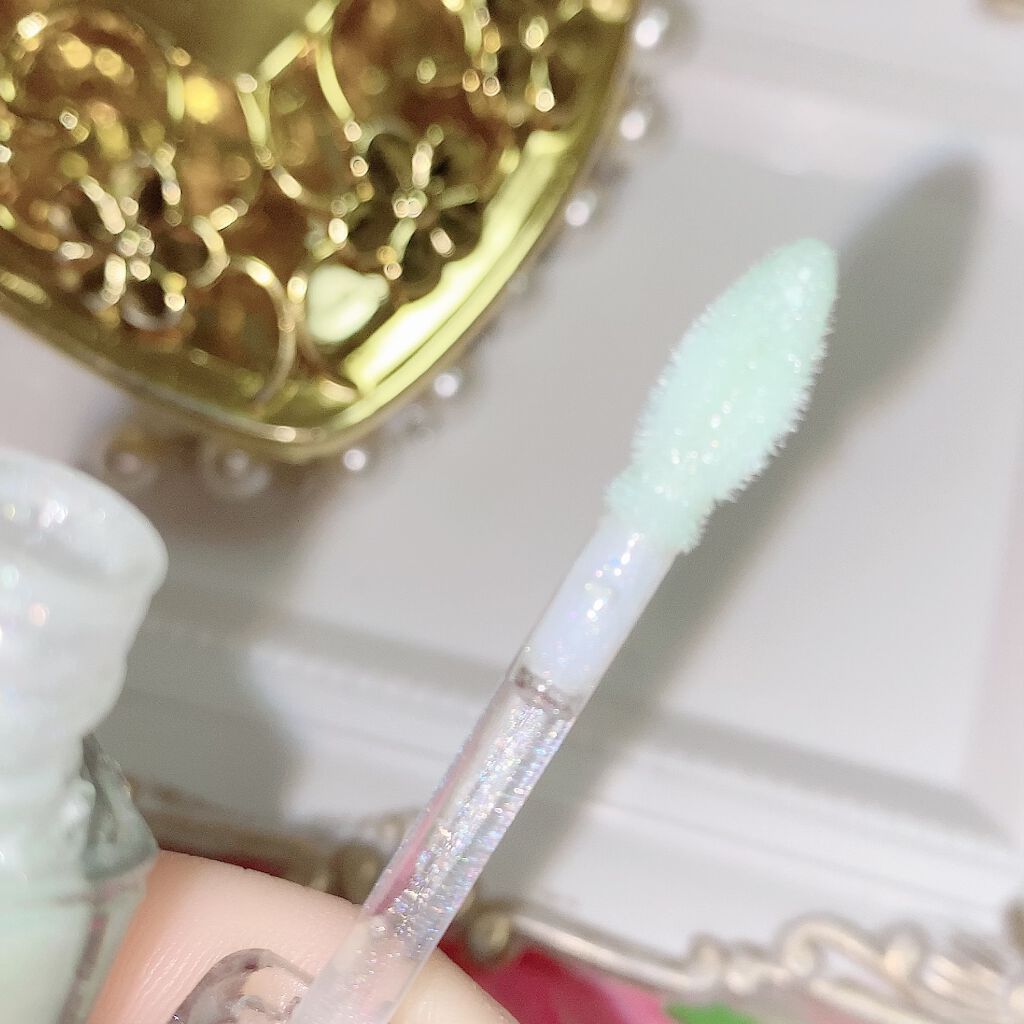 38°C / 99°F リップトリートメント (リップ美容液) -2 SHEER-GREEN/UZU BY FLOWFUSHI/リップケアを使ったクチコミ（2枚目）