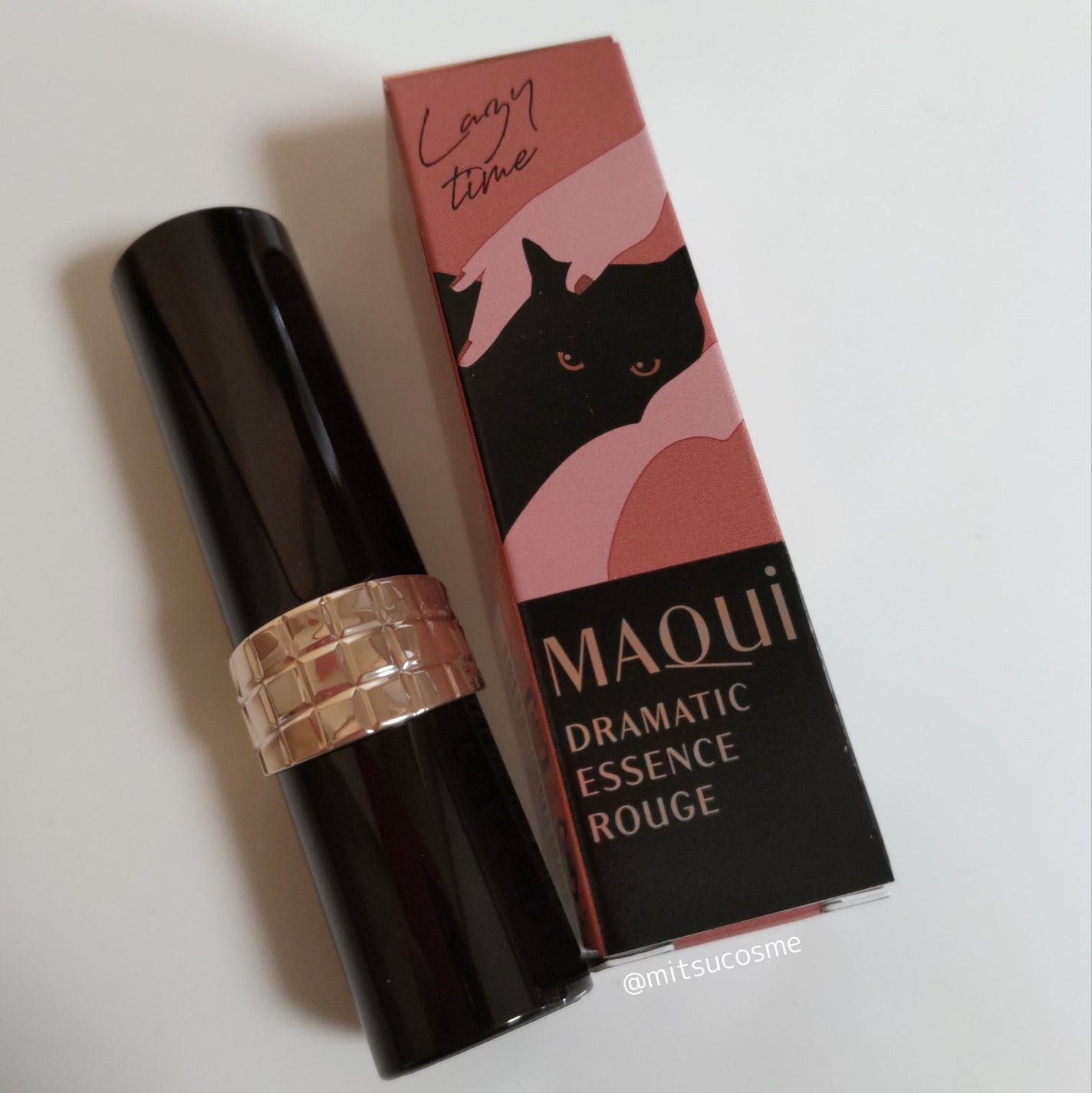 ドラマティックエッセンスルージュ/マキアージュ/口紅を使ったクチコミ(5枚目)