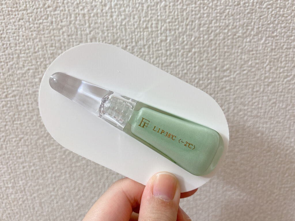 38°C / 99°F リップトリートメント (リップ美容液) -2 SHEER-GREEN/UZU BY FLOWFUSHI/リップケアを使ったクチコミ（2枚目）