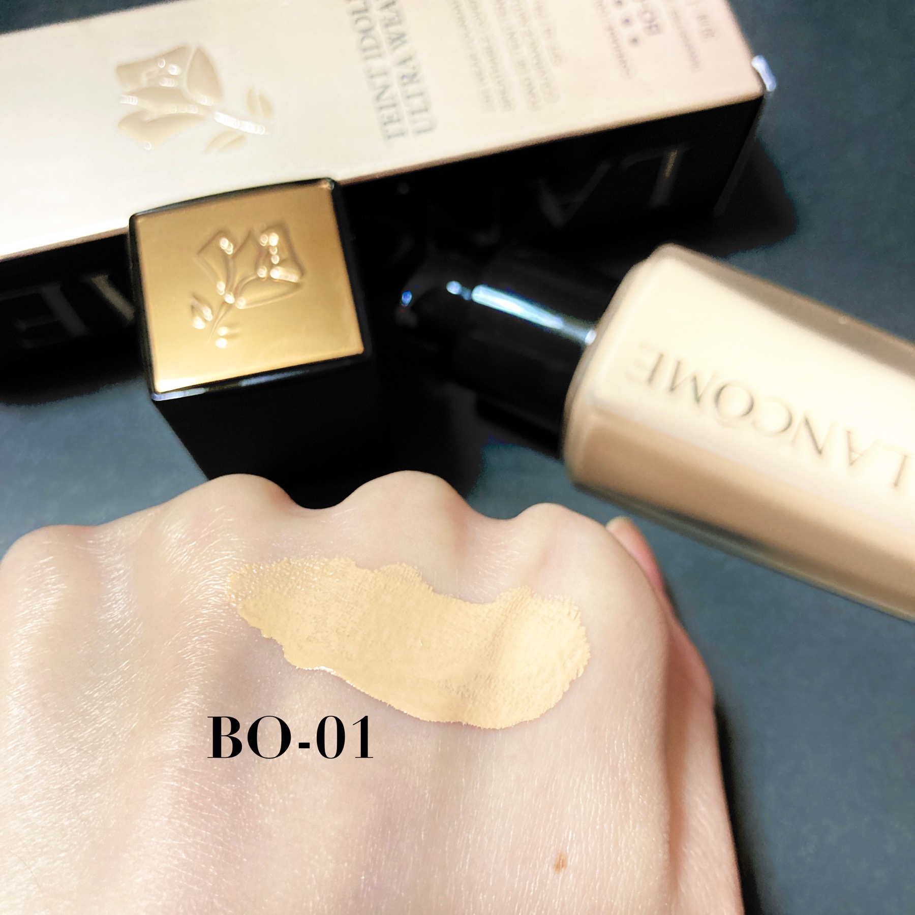 タンイドル ウルトラ ウェア リキッド N/LANCOME/リキッドファンデーションを使ったクチコミ（3枚目）