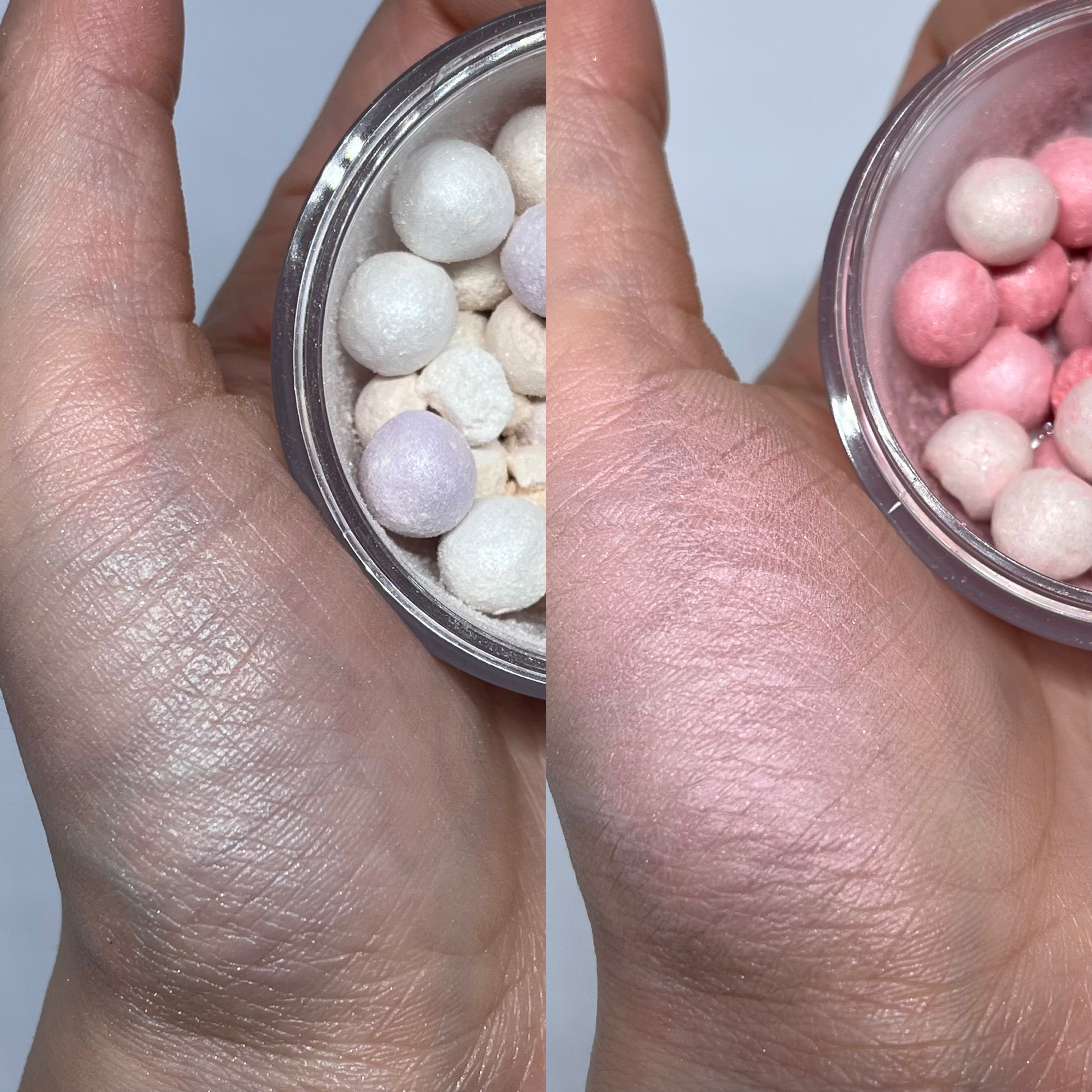 シアーパールパウダー/rom&nd/ルースパウダーを使ったクチコミ（3枚目）